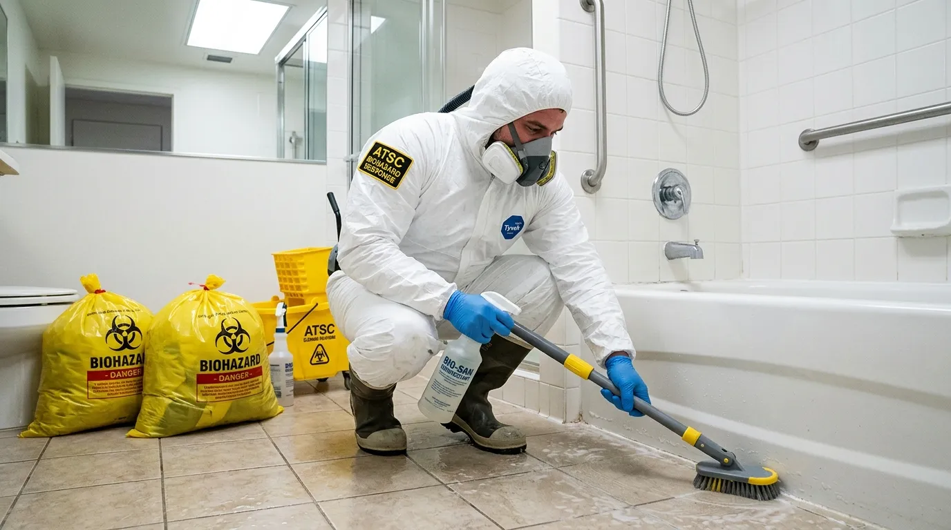 Decontamination equipment deployed for Blood Cleanup in West Carrollton City
